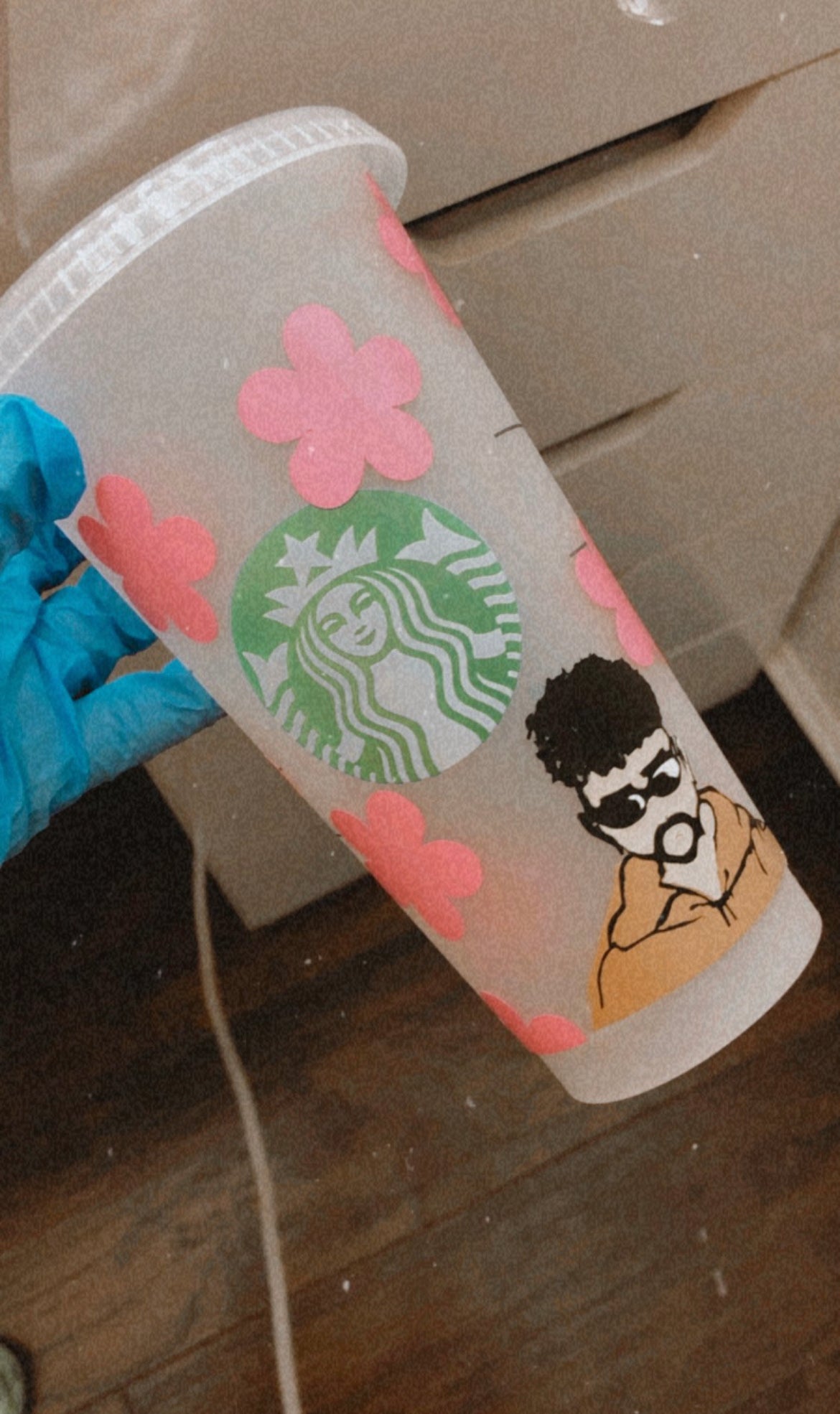 badbunny Starbucks cup