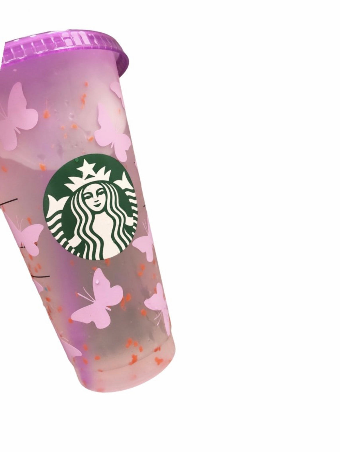 butterfly color changing Starbucks cup