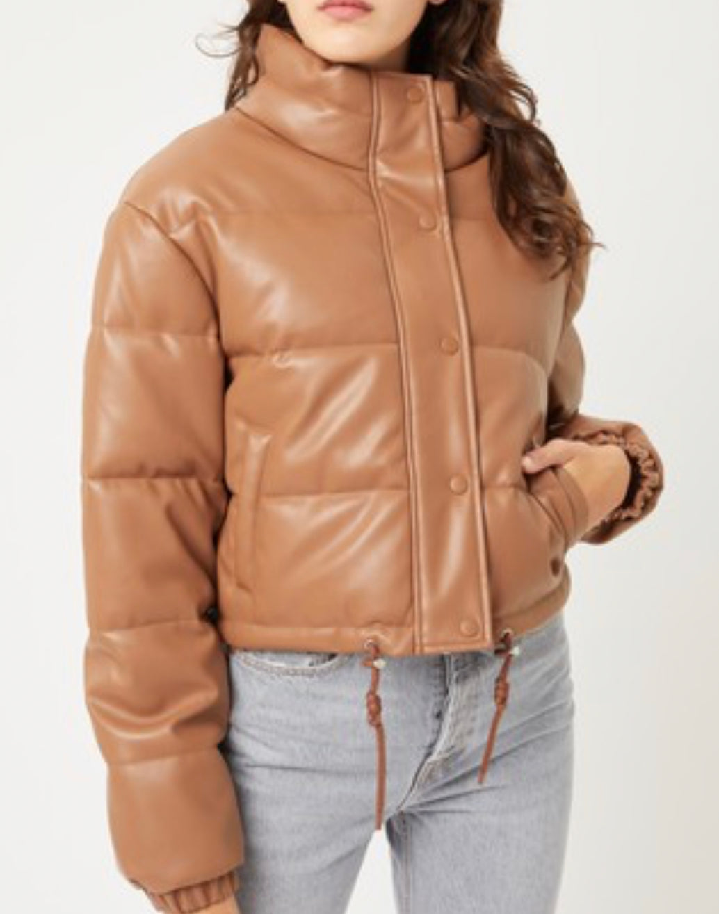 Lila leather jacket